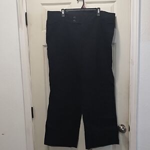 Lane Bryant Black Wide-Leg Pants